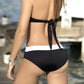 Black & White Colourblock Monokini - Cute One Piece - SandiFreckles Surf & Swimwear