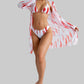 Mesh Long Sleeve Sun-Proof Bikini Three-Piece - European Style - SandiFreckles Surf & Swimwear
