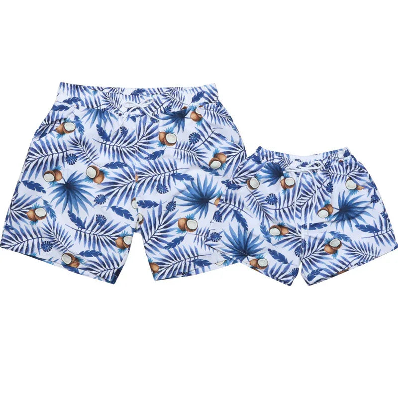 Parent-Child Quick Dry Beach Pants - Stylish Swimwear for Family Fun - SandiFreckles Surf & Swimwear