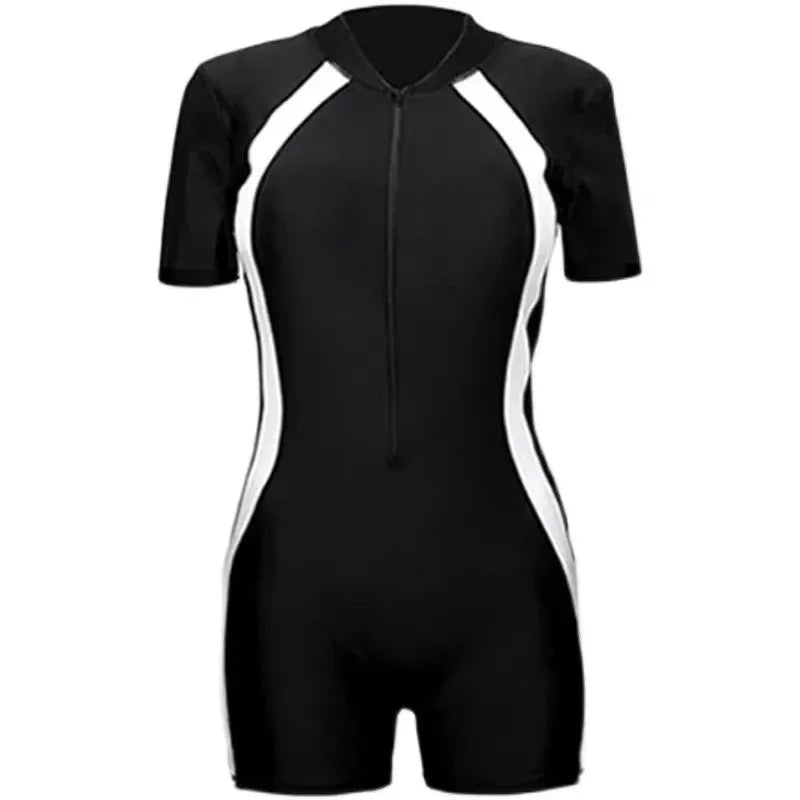 Kids Sun Protection Swim Suit - Short Sleeve, Comfortable Fit - SandiFreckles Surf & Swimwear