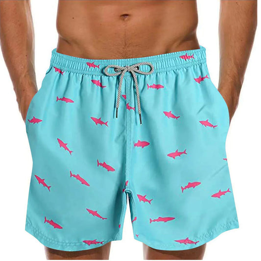 Casual Men’s Swimwear Beach Shorts - Quick Dry, Comfortable Fit - SandiFreckles Surf & Swimwear