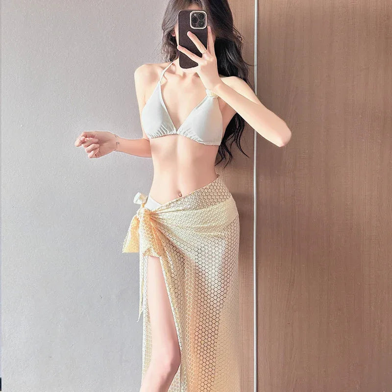 Vacation Swimwear Bikini Three-Piece Suit - Women's Set - SandiFreckles Surf & Swimwear