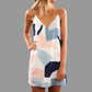 V-neck Suspender Open-back Printed Beach Boho Short Dress Beachwear - SandiFreckles Surf & Swimwear