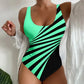Classic One-Piece Swimsuit - Timeless Elegance - SandiFreckles Surf & Swimwear