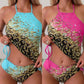 European & American Split Bikini with Shoulder Straps - SandiFreckles Surf & Swimwear