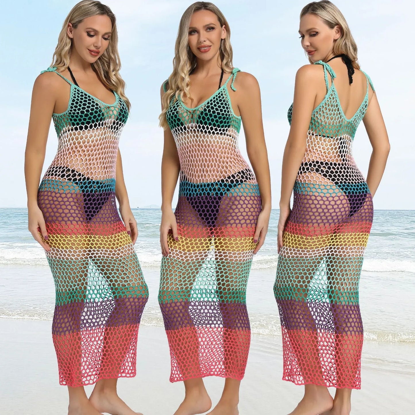 Handmade Crochet Beach Cover Up - Wedding Swimsuit Style - SandiFreckles Surf & Swimwear