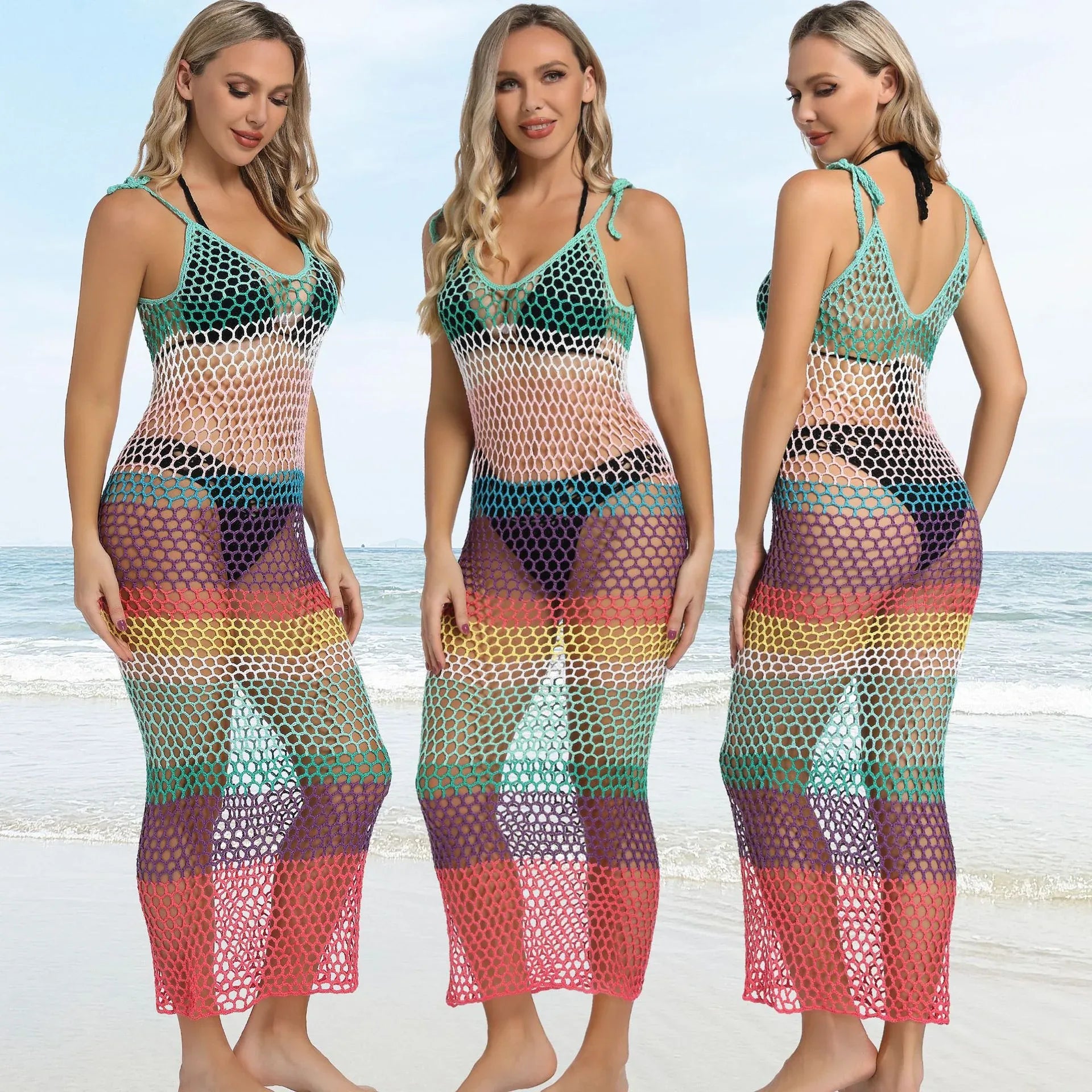 Handmade Crochet Beach Cover Up - Wedding Swimsuit Style - SandiFreckles Surf & Swimwear