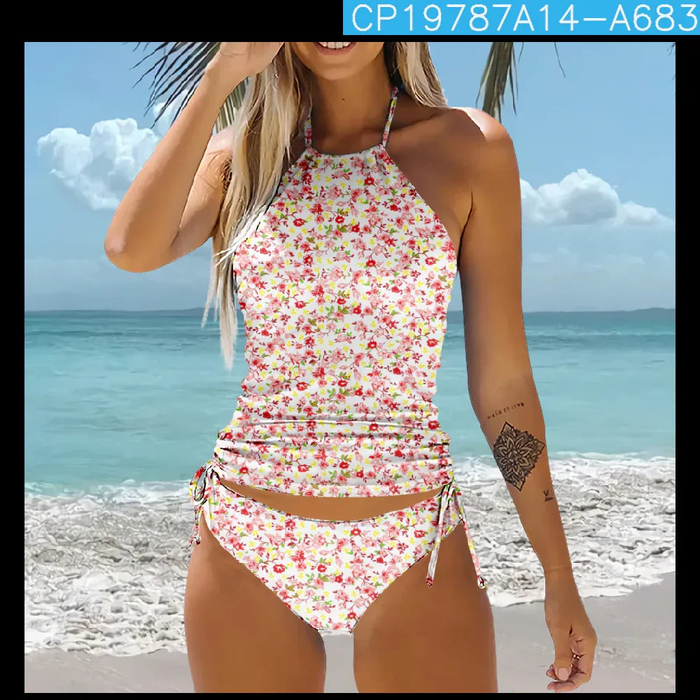 Pattern Bikini Beach Swimsuit - SandiFreckles Surf & Swimwear