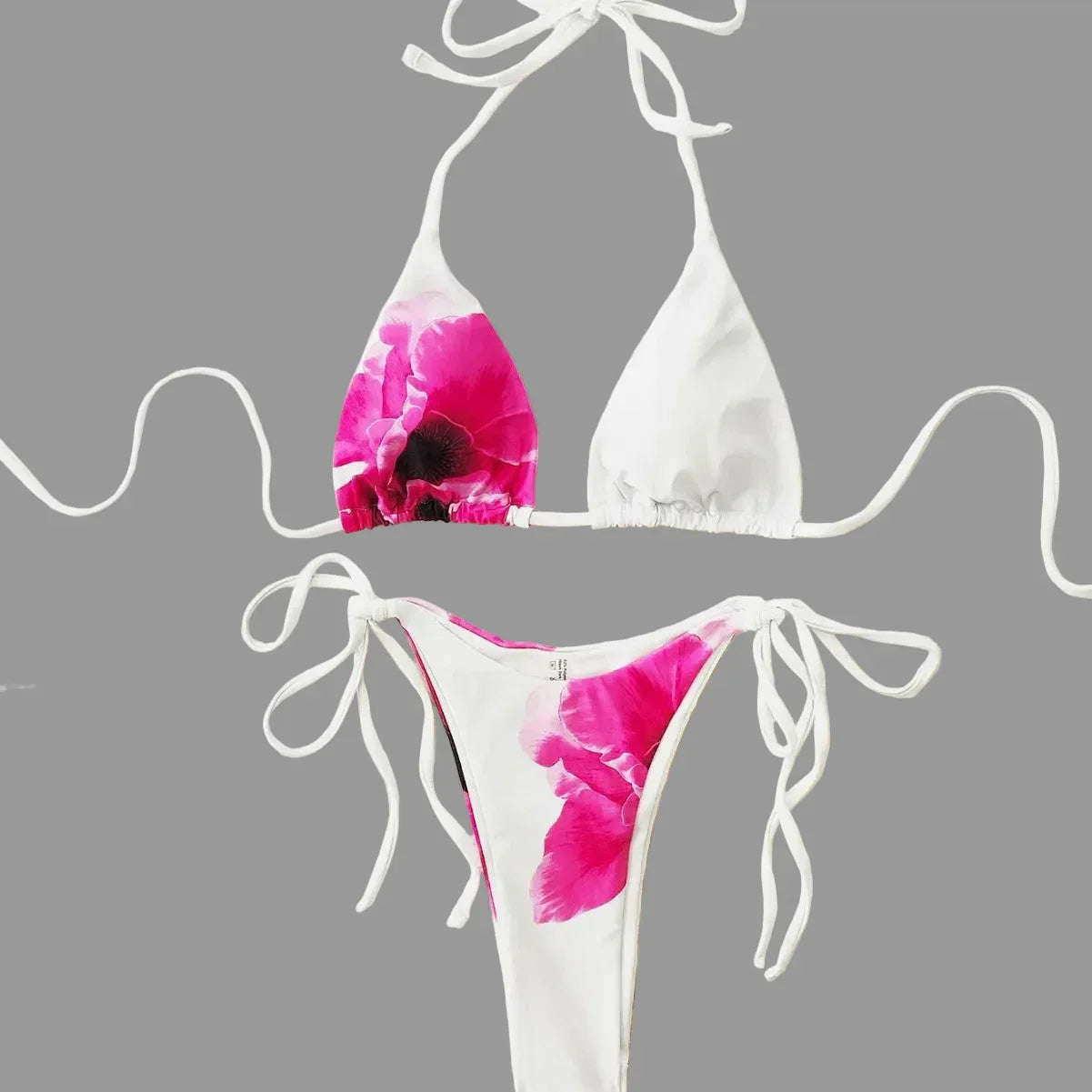 Printed Sexy Bandage Skirt Three-Piece Bikini Suit - SandiFreckles Surf & Swimwear