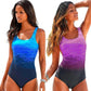 Backless One Piece Swimsuit - Bold & Elegant - SandiFreckles Surf & Swimwear