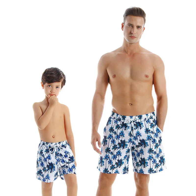Parent-Child Quick Dry Beach Pants - Comfortable Swimwear for Family Fun - SandiFreckles Surf & Swimwear