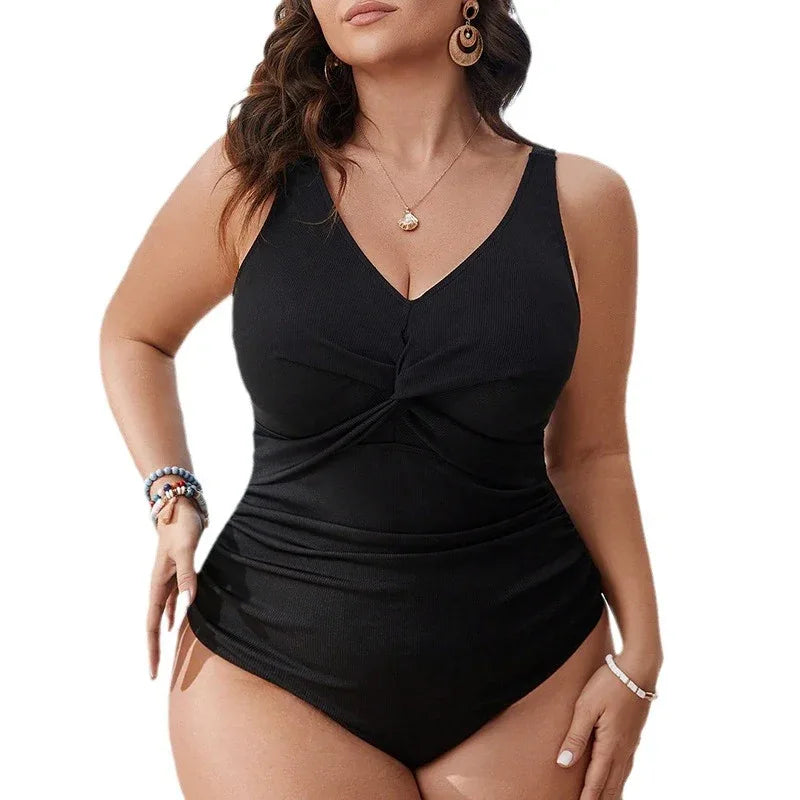 Slimming Tight Plus Size Bikini - One Piece Fit - SandiFreckles Surf & Swimwear