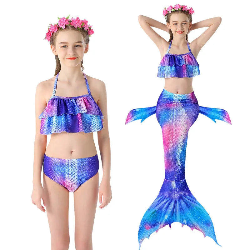 Children's Mermaid Bikini Swimwear - Comfortable & Playful Designs - SandiFreckles Surf & Swimwear