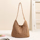 Versatile Women's Beach Bag - Large Capacity Cotton Plaid Design - SandiFreckles Surf & Swimwear