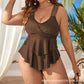 Fashion One Piece Swimsuit With Chest Pad - Plus Size - SandiFreckles Surf & Swimwear