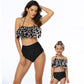 High Waist Ruffled Bikini - Matching Parent-Child Swimwear Set - SandiFreckles Surf & Swimwear