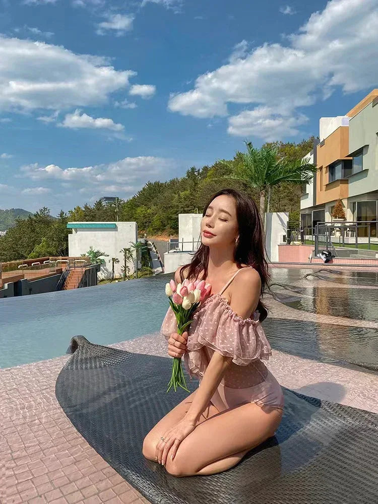 Dropshipman Fashionable One Piece Swimsuit - Trendy Summer Beachwear - SandiFreckles Surf & Swimwear