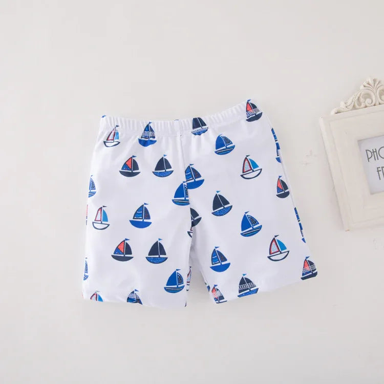 Children's Short Sleeve Swimwear - Quick-Drying Beach Comfort - SandiFreckles Surf & Swimwear