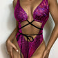 Strappy Lace-Up Monokini - Bikini Style One Piece - SandiFreckles Surf & Swimwear