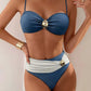 Women's Sexy European And American Vintage Backless Bikini Swimsuit Suit - SandiFreckles Surf & Swimwear