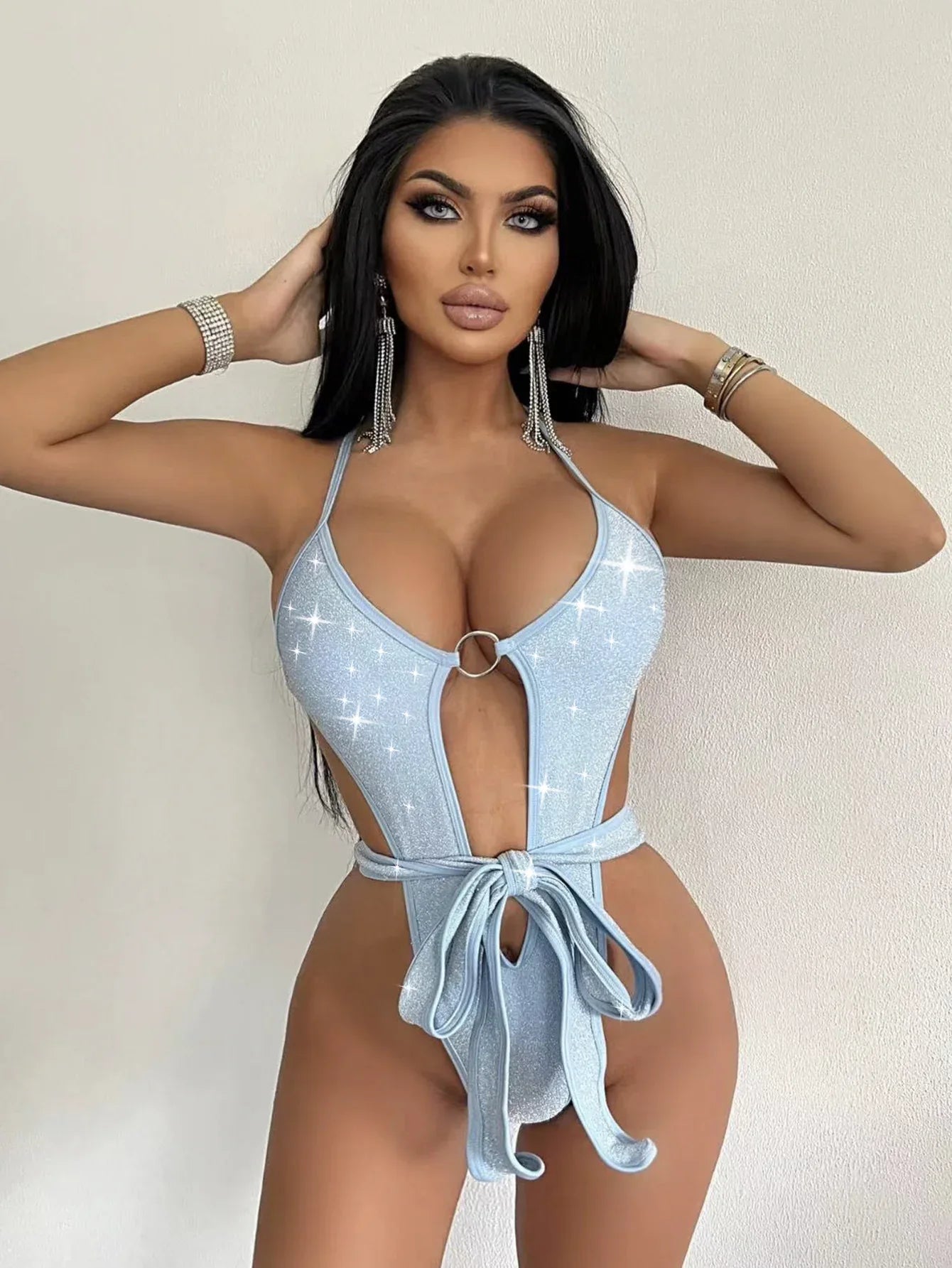 Solid Colour Sexy Monokini - Bold One Piece - SandiFreckles Surf & Swimwear