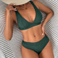 Women's Bikini Rib Lace-up Split - SandiFreckles Surf & Swimwear