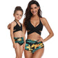 High Waist Ruffled Parent-Child Swimsuit – Stylish Matching Bikinis - SandiFreckles Surf & Swimwear