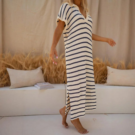 Sexy Knitted Beach Dress - Sun-Protective Bikini Blouse - SandiFreckles Surf & Swimwear