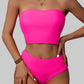 Split Strap Bikini Sexy High-waisted Swimsuit Set - SandiFreckles Surf & Swimwear
