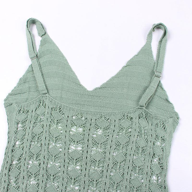 Bikini Strap Blouse Hollow-Out Dress - Beach Cover - SandiFreckles Surf & Swimwear