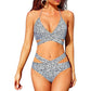 European And American New Women's Split Swimsuit High Waist Bikini - SandiFreckles Surf & Swimwear