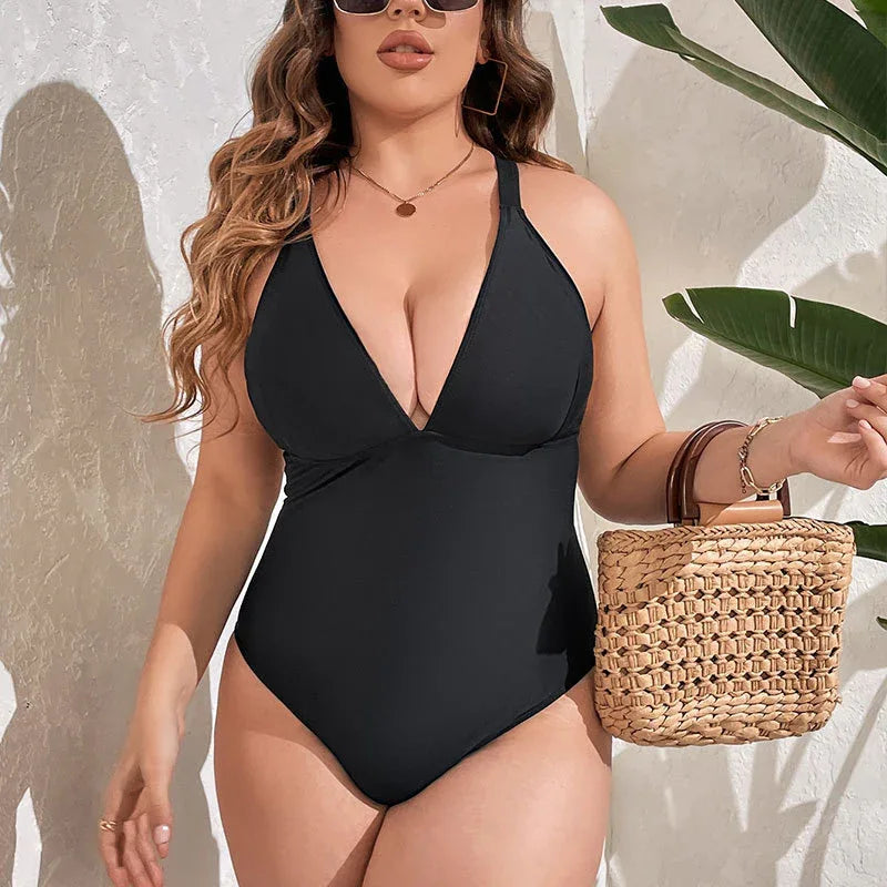 Slimming Tight Plus Size Bikini - One Piece Fit - SandiFreckles Surf & Swimwear