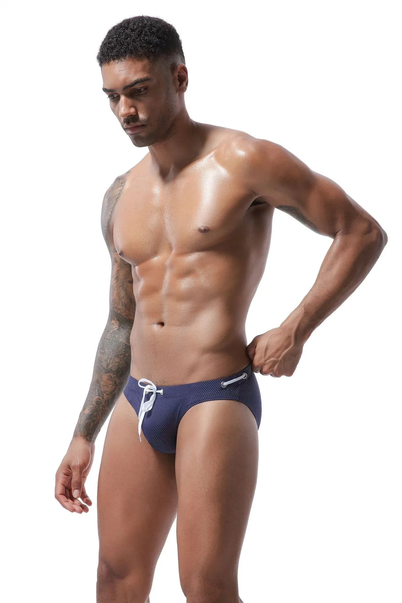 Budgie Smugglers Men's Swimwear - Tethered Swim Briefs, Quick-Drying - SandiFreckles Surf & Swimwear