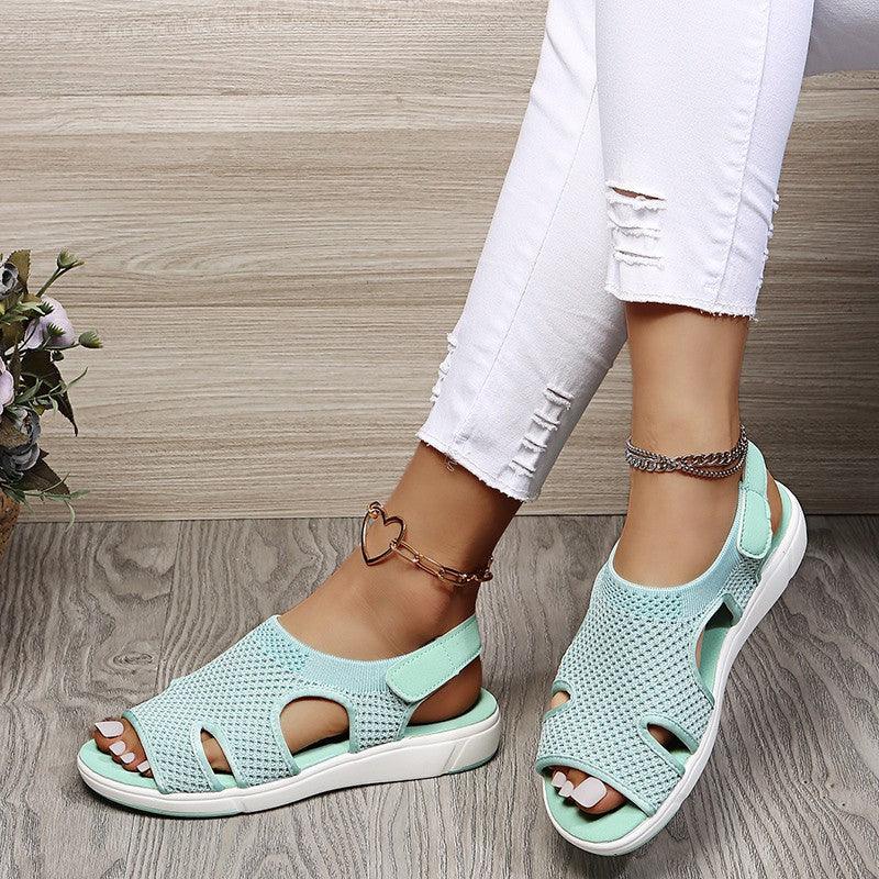 Women's Rhinestone Sandals - Breathable Beach Shoes - SandiFreckles Surf & Swimwear