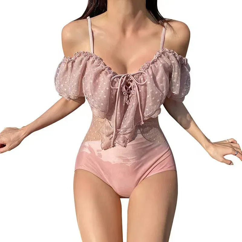 Dropshipman Fashionable One Piece Swimsuit - Trendy Summer Beachwear - SandiFreckles Surf & Swimwear