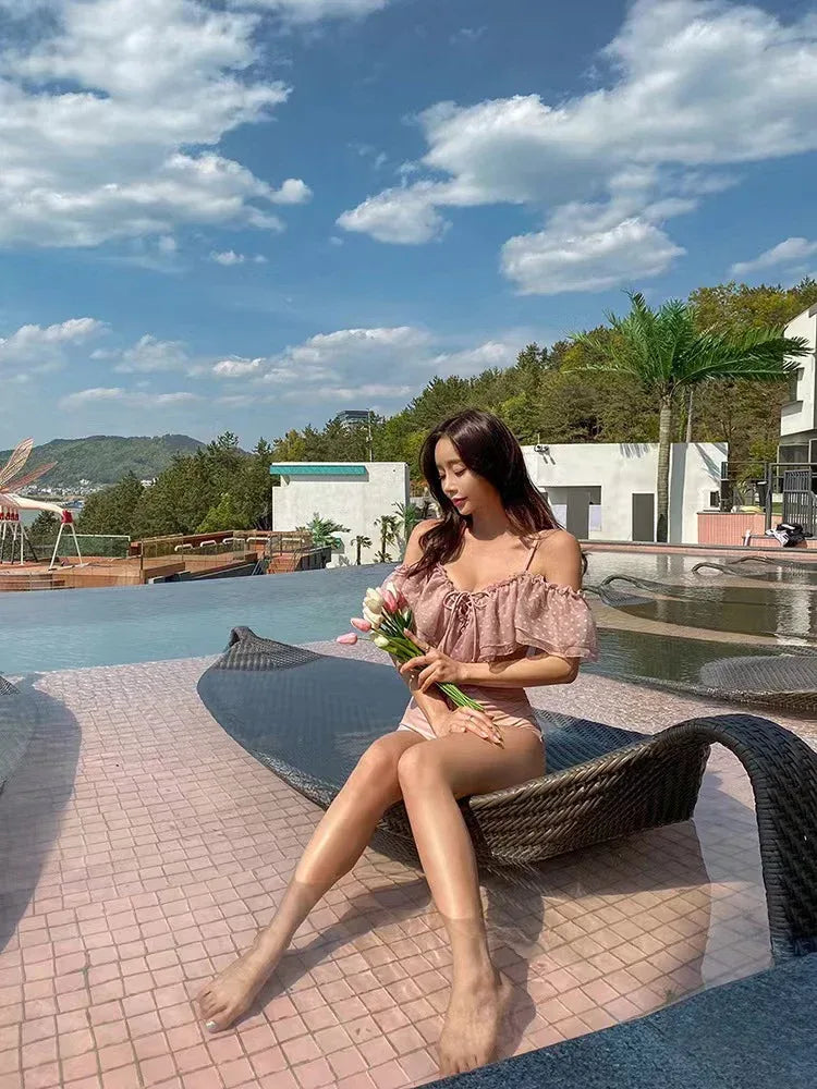 Dropshipman Fashionable One Piece Swimsuit - Trendy Summer Beachwear - SandiFreckles Surf & Swimwear