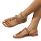 Rhinestone Beach Flat Sandals - Stylish and Comfortable Slip-ons - SandiFreckles Surf & Swimwear