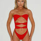 Fashion Hollow Out Monokini - Contemporary Design - SandiFreckles Surf & Swimwear