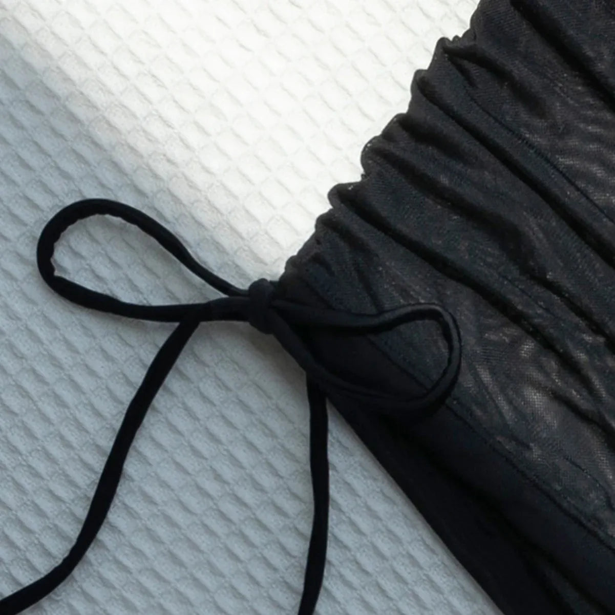 New Solid Colour Drawstring Mesh Shorts Sexy Bikini - SandiFreckles Surf & Swimwear