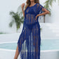Polyester Women's See-through Irregular Tassel Bikini Dress Blouse - SandiFreckles Surf & Swimwear