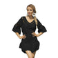 Women's Sexy Backless Hook Hollow Hair Ball Tassel Bikini Cover-up - SandiFreckles Surf & Swimwear