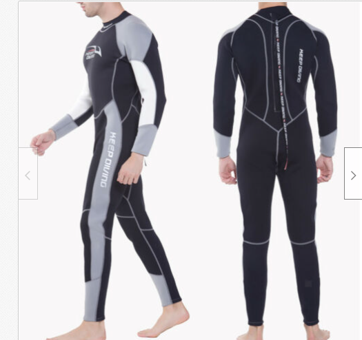 Long-sleeved One-piece Sun Protection Warm And Wear-resistant Wetsuit Men's Winter Swimsuit
